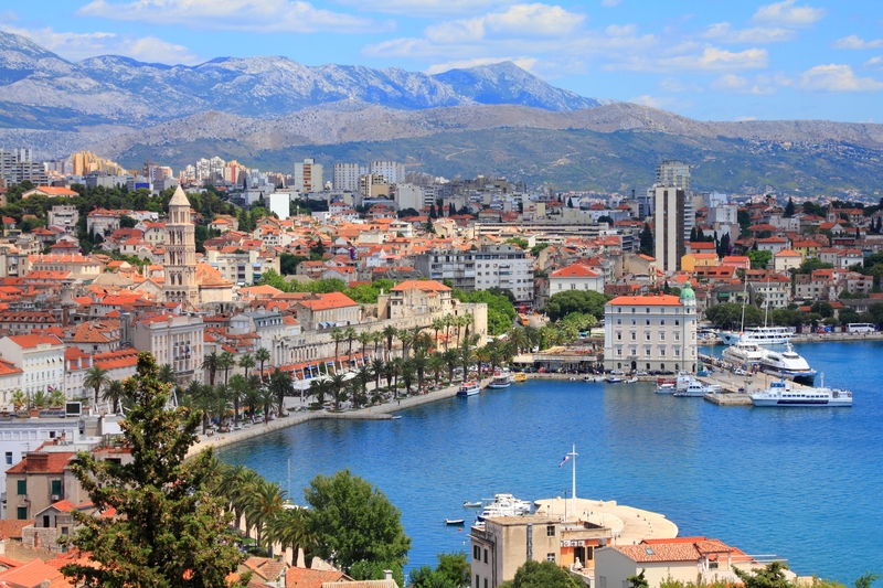 The beautiful City Split on Croatia’s Dalmatian Coast